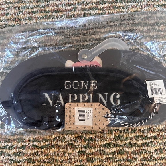 NEW Pj Salvage Gone Napping Navy Eye Sleep Mask - Picture 1 of 4